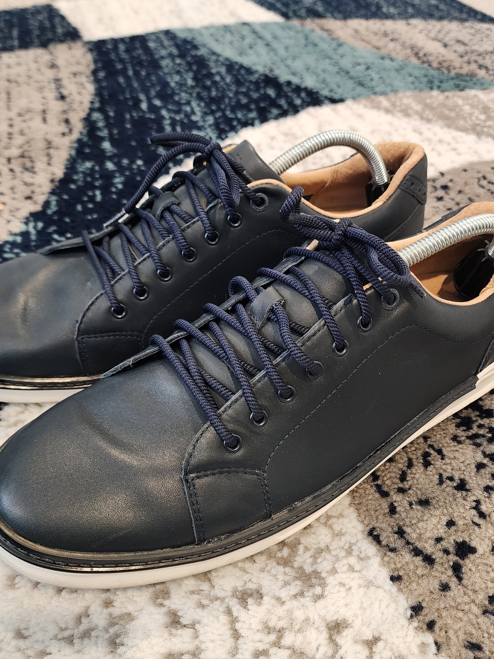 Johnston & Murphy Men’s McGuffey GL1 Hybrid Lace-to-Toe Golf Shoe Sz 11.5M Navy